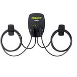 PRACHT Wallbox ALPHA XT+, 2 Ladepunkte 2,3 - 22 kW schwarz, 2x 7,5 Meter Kabel, RFID