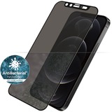 PanzerGlass Dual Privacy Displayschutz, Schutzfolie transparent/schwarz, iPhone 12 | 12 Pro