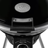RÖSLE Holzkohle Kugelgrill No.1 F60 AIR, Holzkohlegrill schwarz/silber, Ø 59 cm