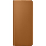 SAMSUNG Leather Flip Cover, Handyhülle braun, Samsung Galazxy Z Fold3 5G