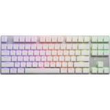 Sharkoon PureWriter TKL RGB, Gaming-Tastatur weiß, US-Layout, Kailh Choc Low Profile Red