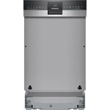 Siemens SR53ES25KE iQ300, Spülmaschine edelstahl (gebürstet)/schwarz, 45 cm, Home Connect