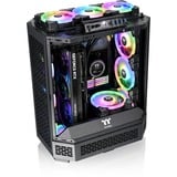 Thermaltake The Tower 600 Black, Tower-Gehäuse schwarz, Tempered Glass x 3