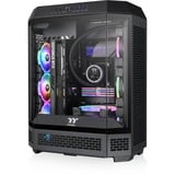 Thermaltake The Tower 600 Black, Tower-Gehäuse schwarz, Tempered Glass x 3