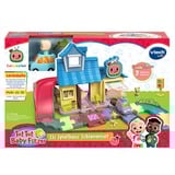 VTech Tut Tut Baby Flitzer - CoComelon JJs Spielhaus Schienenset, Spielgebäude 
