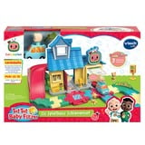 VTech Tut Tut Baby Flitzer - CoComelon JJs Spielhaus Schienenset, Spielgebäude 