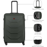 Wenger Prymo Large, Schalenkoffer, Trolley anthrazit, 93 Liter