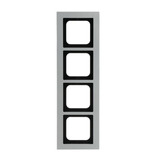 0 Abdeckrahmen zum Abdecken von Schaltern, Tastern und Steckdosen, Abdeckung titan, Retail