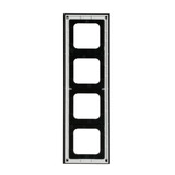 0 Abdeckrahmen zum Abdecken von Schaltern, Tastern und Steckdosen, Abdeckung titan, Retail