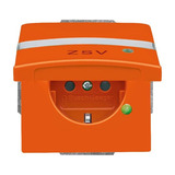 0 Schutzkontakt-Steckdoseneinsatz CEE 7/3 Typ F 20 EUGKBLN-14-101 orange, Retail