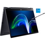 Acer TravelMate Spin P6 (TMP614RN-52-578E), Notebook schwarz, Windows 11 Pro 64-Bit