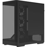 Aerocool P500A-BK-v1 , Tower-Gehäuse schwarz, Tempered Glass x 2