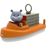 Aquaplay Container- & Transportboot, Spielfahrzeug mehrfarbig, Inkl. 2 Spielfiguren