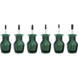 Bosch Heimwerken & Garten Kurzschraubendreher Set, 6-teilig grün/schwarz