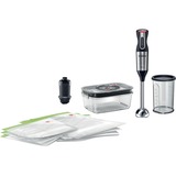 Bosch Home Stabmixer ErgoMixx Style MS6CM61V2 edelstahl/schwarz, 1.000 Watt, mit Vakuum-Frischhaltesystem