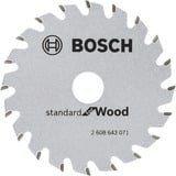 Bosch Kreissägeblatt Optiline Wood, Ø 85mm, 20Z Bohrung 15mm, für Handkreissägen