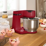Bosch MUMS2ER01 Küchenmaschine rot, 700 Watt, Serie 2