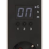 Brennenstuhl Ecolor Steckdosenleiste 3-fach, 2x USB, mit 3 Countdown Timern weiß/schwarz, 1,5 Meter Kabel, USB-A, USB-C, mit Sicherheitsschalter