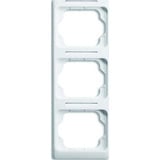 Busch-Jaeger Rahmen dreifach senkrecht mit Sichtfenster weiß (glänzend), Retail