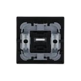 Busch-Jaeger Wippe mit Symbol Klingel einteilige Wippe matt schwarz, Retail