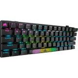Corsair K70 PRO MINI WIRELESS, Gaming-Tastatur schwarz, DE-Layout, Cherry MX RGB Speed Silver