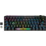 Corsair K70 PRO MINI WIRELESS, Gaming-Tastatur schwarz, DE-Layout, Cherry MX RGB Speed Silver