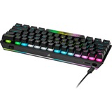 Corsair K70 PRO MINI WIRELESS, Gaming-Tastatur schwarz, DE-Layout, Cherry MX RGB Speed Silver