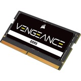 Corsair SO-DIMM 32 GB DDR5-4800, Arbeitsspeicher schwarz, CMSX32GX5M1A4800C40, Vengeance