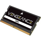Corsair SO-DIMM 32 GB DDR5-4800, Arbeitsspeicher schwarz, CMSX32GX5M1A4800C40, Vengeance