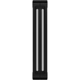 Corsair iCUE LINK QX140 RGB 140-mm-PWM-Lüfter, Gehäuselüfter schwarz, Erweiterungskit