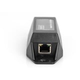 Digitus Gigabit Ethernet PoE+ Repeater, 802.3at 22 W, PoE-Repeater schwarz
