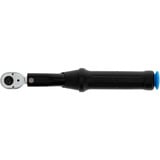 GEDORE TORCOFLEX 1/4" 1-5 Nm 3549-00 UK, Drehmomentschlüssel schwarz/blau, 1-5 Nm, mit integrierter Hebel-Umschaltknarre