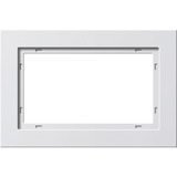 Gira Abdeckrahmen ein ein zweifach, Abdeckung weiß, Retail