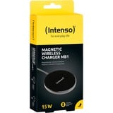 Intenso Magnetic Wireless Charger MB1, Ladestation schwarz, für iPhones mit MagSafe