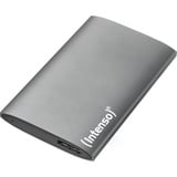 Intenso Portable SSD Premium 128 GB, Externe SSD anthrazit, USB-A 3.2 Gen 1 (5 Gbit/s), 1,8"