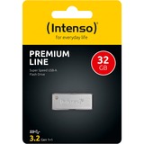Intenso Premium Line 32 GB, USB-Stick silber, USB-A 3.2 Gen 1