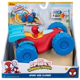 Jazwares Spidey - Web Climber mit Rückzugsmotor und Gummireif, Spielfahrzeug 