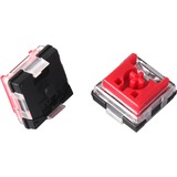 Keychron Low Profile Optical Red Switch-Set, Tastenschalter rot/transparent, 87 Stück