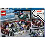 LEGO 60444 City F1 Garage mit Mercedes-AMG & Alpine Rennautos, Konstruktionsspielzeug 
