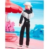 Mattel Barbie The Movie - Ken-Sammelpuppe mit schwarzem Cowboy-Outfit 