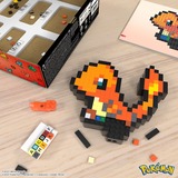 Mattel Pokémon Glumanda Pixel Art, Konstruktionsspielzeug 