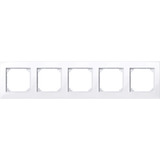 Merten M-PLAN Rahmen 5-fach Rahmen aus Thermoplast glänzend Retail