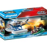 PLAYMOBIL 70779 City Action - Polizei-Wasserflugzeug: Schmuggler-Verfolgung, Konstruktionsspielzeug