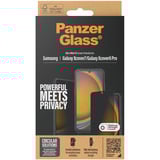 PanzerGlass Privacy Displayschutz Ultra-Wide Fit, Schutzfolie transparent, Samsung Galaxy Xcover7 / Xcover6 Pro