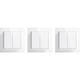 Senic Friends of Hue Smart Switch, Schalter weiß (glänzend), Dreierpack