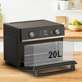 Tefal Easy Fry Air Fryer Oven 20L FW6058 , Mini-Backofen schwarz/silber, 1.800 Watt