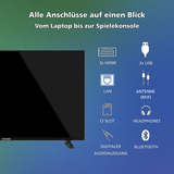 Telefunken QU55VP750S, QLED-Fernseher 139 cm (55 Zoll), schwarz, UltraHD/4k, Smart TV, Triple-Tuner, VIDAA-Betriebssystem