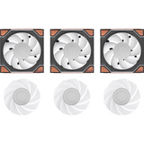 Thermaltake SWAFAN 120 EX INFINITY ARGB Sync PC Cooling Fan Wood Edition, Gehäuselüfter schwarz, 3er-Pack, 120 mm, 124 mm