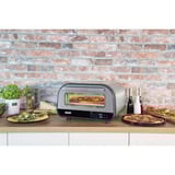 Unold Pizzaofen Luigi edelstahl/schwarz, 1.700 Watt, für Pizzen bis ca. Ø 30cm