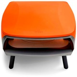 Witt Pizzaofen ETNA Rotante orange, für Pizzen bis ca. Ø 40cm, rotierender Pizzastein